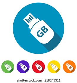 Beautiful Flash Drive web icon