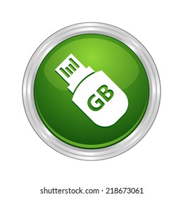 Beautiful Flash Drive web icon