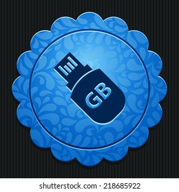 Beautiful Flash Drive web icon