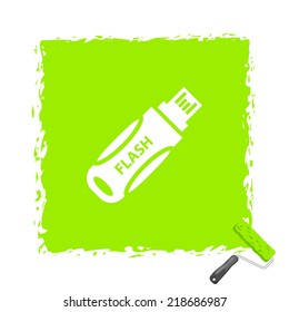 Beautiful Flash Drive web icon