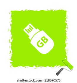 Beautiful Flash Drive web icon