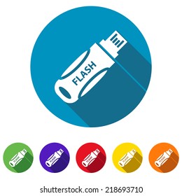 Beautiful Flash Drive web icon