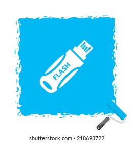Beautiful Flash Drive web icon