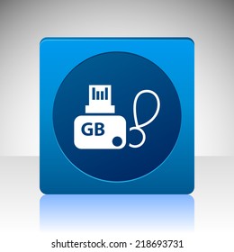 Beautiful Flash Drive web icon