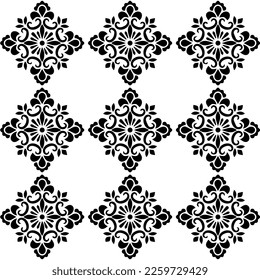 its a beautiful floewrs pattern 