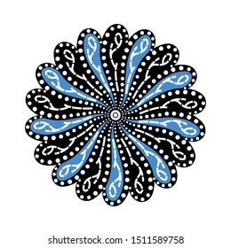 Beautiful flora pattern. Vector illustration