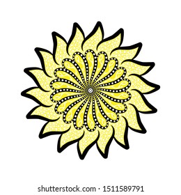 Beautiful flora pattern. Vector illustration