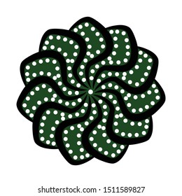 Beautiful flora pattern. Vector illustration