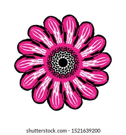 Beautiful flora pattern. Vector illustration