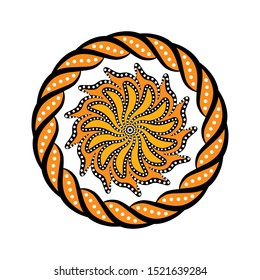 Beautiful flora pattern. Vector illustration