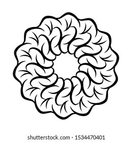 beautiful flora pattern. Vector illustration