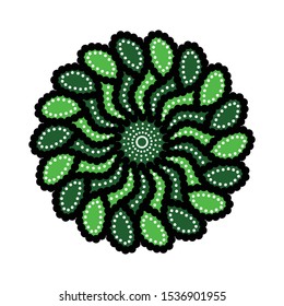 Beautiful flora pattern. Vector illustration