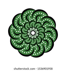 Beautiful flora pattern. Vector illustration