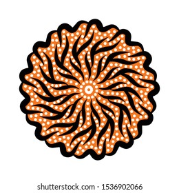 Beautiful flora pattern. Vector illustration