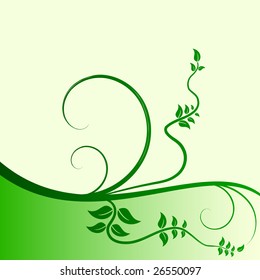 Hermoso telón de fondo floral. Ilustración vectorial.