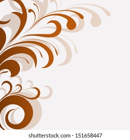  Beautiful floral background. 