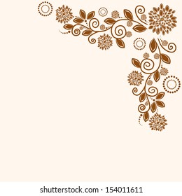 Beautiful floral background.