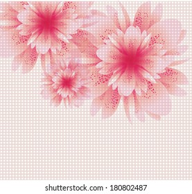 Beautiful floral background 