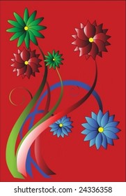 Beautiful floral background