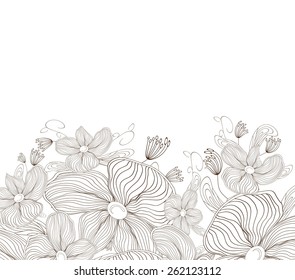 Beautiful floral background