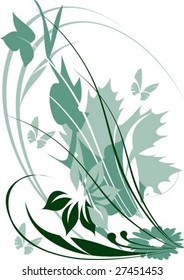 a beautiful floral background
