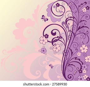 Beautiful floral background
