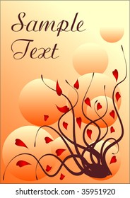 Beautiful floral background
