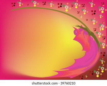 Beautiful floral background