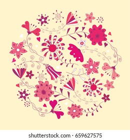 Beautiful floral background