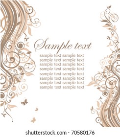 Beautiful floral background