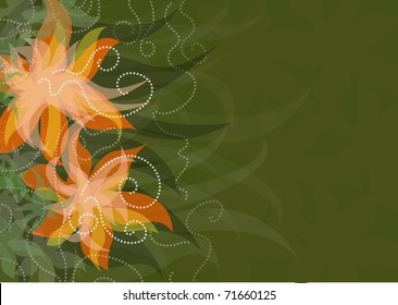 Beautiful floral background