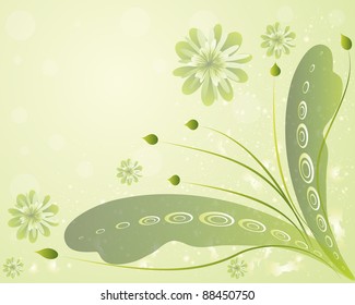 Beautiful floral background
