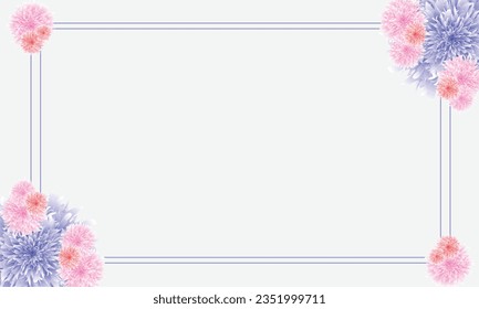 Beautiful floral background with delicate floral ornament. vector illustration