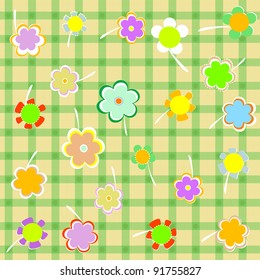 Beautiful Floral background. Flower Border vector design