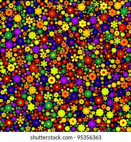 Beautiful floral background, vector