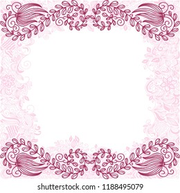 Beautiful floral background. Vector illustration
