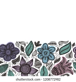 Beautiful floral background. Vector illustration