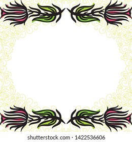 Beautiful floral background. Vector illustration