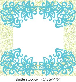 Beautiful floral background. Vector illustration