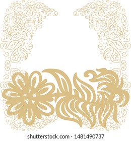 Beautiful floral background. Vector illustration