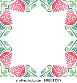 Beautiful floral background. Vector illustration