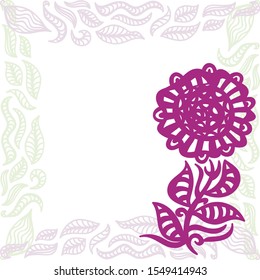 Beautiful floral background. Vector illustration