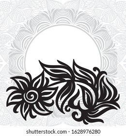 Beautiful floral background. Vector illustration