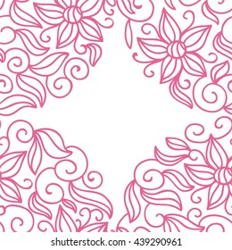 Beautiful floral background. Vector illustration.