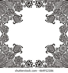 Beautiful floral background. Vector illustration.