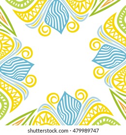 Beautiful floral background. Vector illustration.