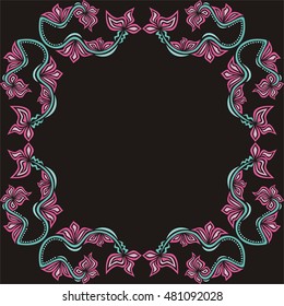 Beautiful floral background. Vector illustration.