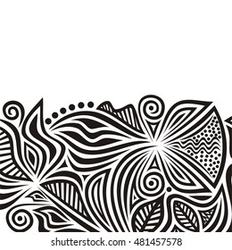 Beautiful floral background. Vector illustration.