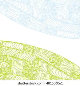 Beautiful floral background. Vector illustration.