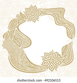 Beautiful floral background. Vector illustration.